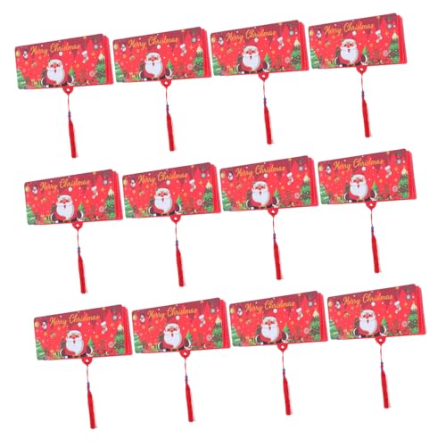 Housoutil 12 Stück Weihnachts Geldumschläge In Rot Geldumschläge Geldgeschenk Organizer Weihnachts Geldhalter Mit 10 Schlitzen Schneemann Geldhalter DIY Halter Geldumschlag Für von Housoutil