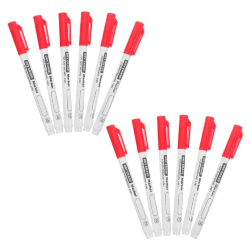 Housoutil 12 Stück Whiteboard Marker Stift Spitze Abwischbare Markierstifte für Schule Büro und Zuhause für Beschriftungen und Kreative Zeichnungen von Housoutil