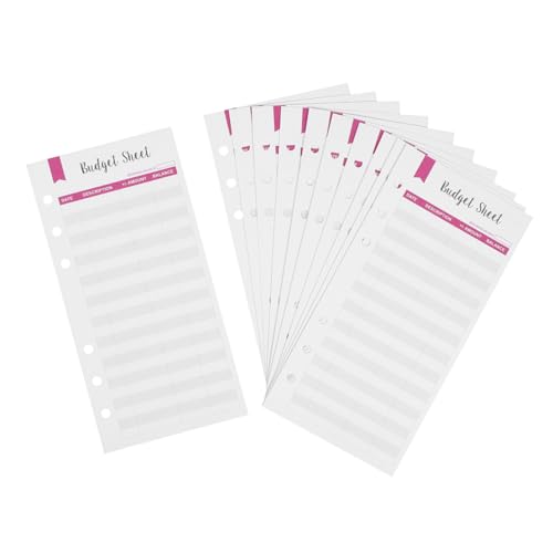 Housoutil 12 Stück täglicher Budgetplaner Loch Budgetbindemittel Nachfüllung Wochenplaner Budgetplaner-Beilagen Auffüllung des Bargeldbudgets Cash-Umschlag-Tracker Papier rot Housoutil 12 Stück täglicher Budgetplaner Loch Budgetbindemittel Nachfüllung Wochenplaner Budgetplaner-Beilagen Auffüllung des Bargeldbudgets Cash-Umschlag-Tracker Papier rot von Housoutil