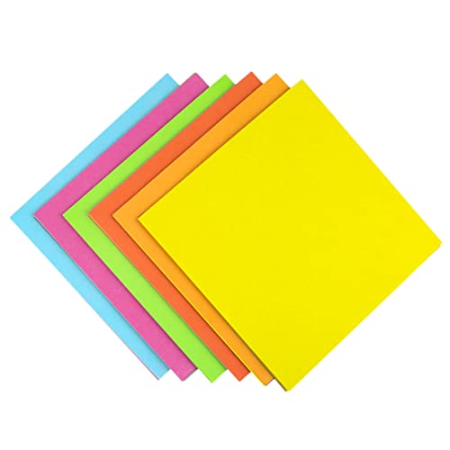 Housoutil 120 Blatt Zweiseitiges Origami Papier Farben Buntes Faltpapier für Diy Bastelprojekte und Schulaktivitäten für Kreative Bastelideen von Housoutil
