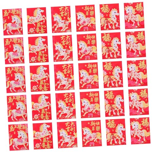 Housoutil 120 Stück Chinesische Geldumschläge Pferde Rote Umschläge für Neujahr Hochzeit Lebendige Kindgerechte Cartoon Designs Hochwertige Druckqualität für Frühlingsfest Feierlichkeiten Housoutil 120 Stück Chinesische Geldumschläge Pferde Rote Umschläge für Neujahr Hochzeit Lebendige Kindgerechte Cartoon Designs Hochwertige Druckqualität für Frühlingsfest Feierlichkeiten von Housoutil