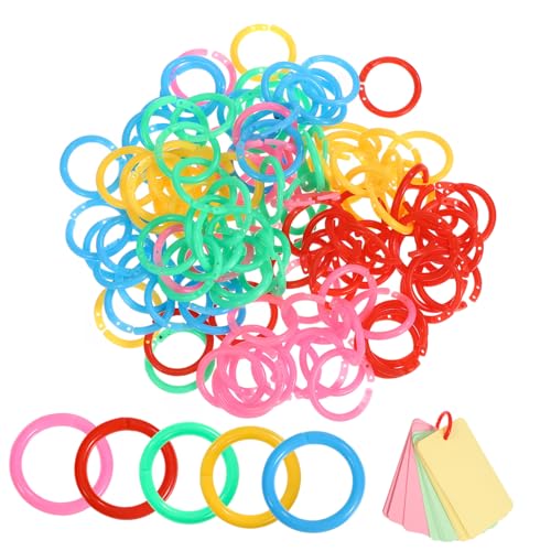 Housoutil 120 Stück Spaltring Studieren Ringe Für Klein Binden Pastell Kreis Flashcard Alle Revision Büro Gold Lose Farbig Sortiert Größe Runden Bunt Bindemittel Liefert Ringbücher Plastik Housoutil 120 Stück Spaltring Studieren Ringe Für Klein Binden Pastell Kreis Flashcard Alle Revision Büro Gold Lose Farbig Sortiert Größe Runden Bunt Bindemittel Liefert Ringbücher Plastik von Housoutil
