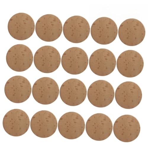 Housoutil 120 Stück runde Holzspäne Kreis runden runder Holzchip Holzscheiben für DIY-Projekte Bambus Housoutil 120 Stück runde Holzspäne Kreis runden runder Holzchip Holzscheiben für DIY-Projekte Bambus von Housoutil