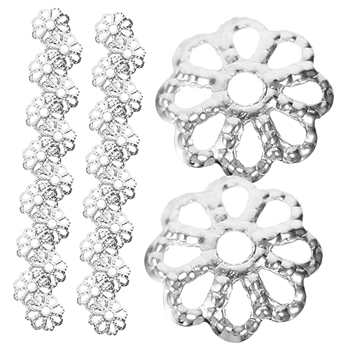 Housoutil 1200Stücke Schmuckperlen Kappen Blumförmige Perlenkappen Für DIY Halsketten Und Armbänder Für Bastelprojekte Und Dekorationen von Housoutil