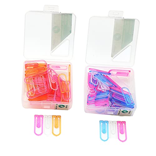 Housoutil 120Stücke Kreative Clips Rutschfeste Büroklammern Bunten Praktische Dateifixierclips und Bookmarker für Dokumente und Notizen für Büro und Schule Housoutil 120Stücke Kreative Clips Rutschfeste Büroklammern Bunten Praktische Dateifixierclips und Bookmarker für Dokumente und Notizen für Büro und Schule von Housoutil