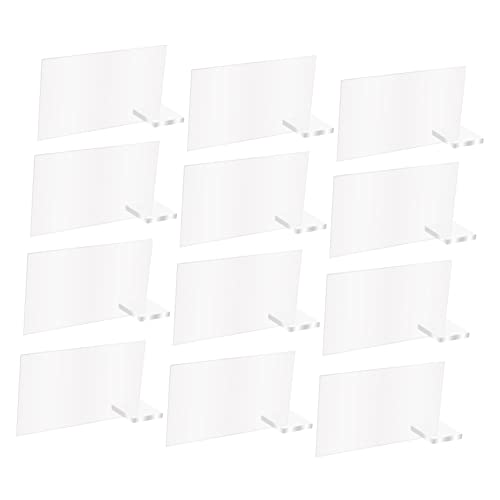 Housoutil 12Stücke Acryl Tischnummern Hochzeitsschild Rechteckige Platzkarten Für Festlichkeiten Party Dekoration Tischdeko Für Hochzeiten Und Veranstaltungen von Housoutil