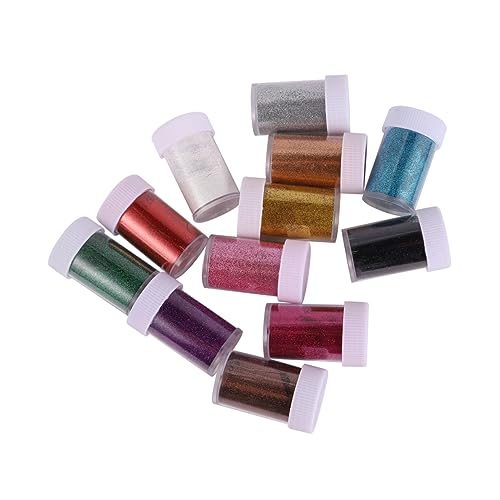 Housoutil 12Stücke Glitzerpulver Für Nagelkunst Pailletten Maniküre Pigment Farben Für Nail Art Designs Leicht Zu Transportieren Und Langlebig Housoutil 12Stücke Glitzerpulver Für Nagelkunst Pailletten Maniküre Pigment Farben Für Nail Art Designs Leicht Zu Transportieren Und Langlebig von Housoutil
