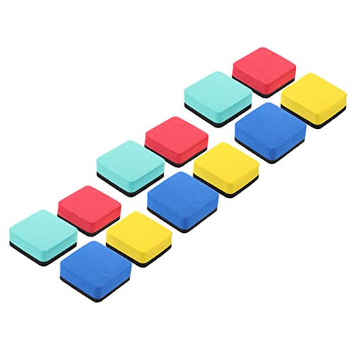 Housoutil 12Stücke Magnetische Whiteboard Radierer Tafelwischer Für Schule Büro Und Zuhause Abwaschbare Wischertücher Für Whiteboards Und Glasoberflächen von Housoutil