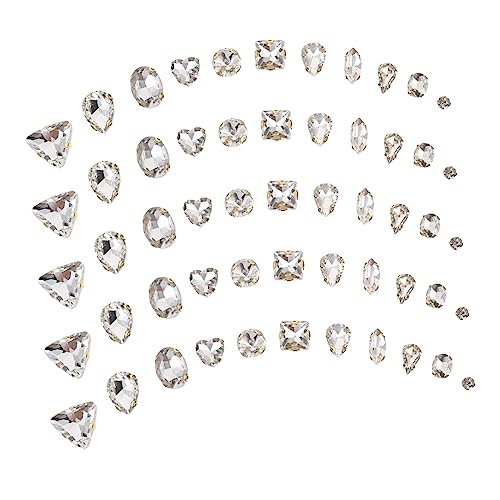 Housoutil 130 Stück Glasklauenbohrwasserdiamant multi Basteln bunt sortiert Flecken groß Strasssteine von Hand nähen Strasssteine selber machen Nähen von Kristall-Strasssteinen Weiß Housoutil 130 Stück Glasklauenbohrwasserdiamant multi Basteln bunt sortiert Flecken groß Strasssteine von Hand nähen Strasssteine selber machen Nähen von Kristall-Strasssteinen Weiß von Housoutil