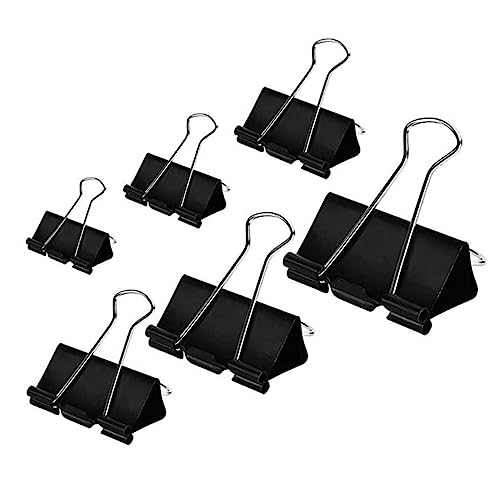 Housoutil 130 Stück Ordner Bürobedarf Große Binder Clips Binder Clips Büroklammern Papierverschlüsse Papierklammern Büroklammern Große Mengen Schulbedarf Binder Büroklammer Das von Housoutil