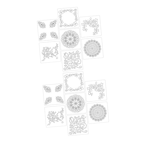 Housoutil 14 Stück Diy Zeichenschablonen Teiliges Wiederverwendbares Malvorlagen für Wand und Boden Dekoration für Diy Projekte Verschiedenen Materialien Wie Housoutil 14 Stück Diy Zeichenschablonen Teiliges Wiederverwendbares Malvorlagen für Wand und Boden Dekoration für Diy Projekte Verschiedenen Materialien Wie von Housoutil