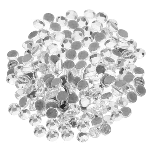Housoutil 1440 Stück heiße Diamantdekoration edelstein schmucksteine the gems Bügeln the fe sortiert Flat zurückversetzt Kleine Strasssteine Strassverzierungen für Bastelarbeiten Glas Weiß von Housoutil