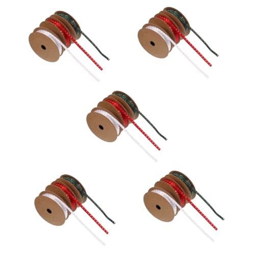 Housoutil 15 Rollen Weihnachtliches Dekoband Set Geschenkband mit Stern und Schneeflockenmuster Vielseitig für Diy Verpackung Basteln Handgewebte Schleifen Langlebig und Leicht zu Schneiden Housoutil 15 Rollen Weihnachtliches Dekoband Set Geschenkband mit Stern und Schneeflockenmuster Vielseitig für Diy Verpackung Basteln Handgewebte Schleifen Langlebig und Leicht zu Schneiden von Housoutil