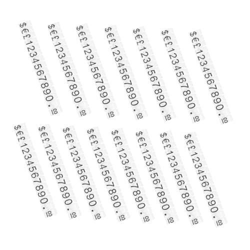 Housoutil 15 Saiten Preisdisplay Cube mit Preisetiketten und Einfach zu Verwenden für Schmuck Kleidung Lebensmittel und Robustes Leichtes Design für Langfristigen Einsatz für Einzelhandel von Housoutil