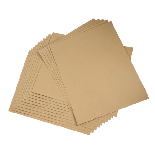 Housoutil 15 Stück Blindenschrift-Karton Blindenschriftpapier Schreibwaren Lieferungen für blinde Menschen leer Briefpapier Tabs Seitenmarkierungen Kartonpapier Kartenvorrat Khaki von Housoutil