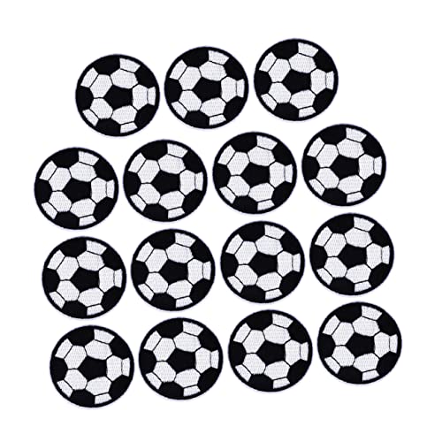 Housoutil 15 Stück Fußball Stickerei Patches Cartoon Stoff Patches für Kleidung Durchmesser zum Reparieren und Dekorieren von Textilien Waschbar und Wiederverwendbar Housoutil 15 Stück Fußball Stickerei Patches Cartoon Stoff Patches für Kleidung Durchmesser zum Reparieren und Dekorieren von Textilien Waschbar und Wiederverwendbar von Housoutil