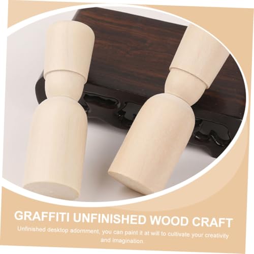 Housoutil 15 Stück Teiliges Unbemalte Holzpuppen zum Bemalen Natürliche Glatte Holzfiguren für DIY Basteln Vielseitige Dekoration für Zimmer Kindergarten Büro Robuste Holzspielzeug puppen Housoutil 15 Stück Teiliges Unbemalte Holzpuppen zum Bemalen Natürliche Glatte Holzfiguren für DIY Basteln Vielseitige Dekoration für Zimmer Kindergarten Büro Robuste Holzspielzeug puppen von Housoutil