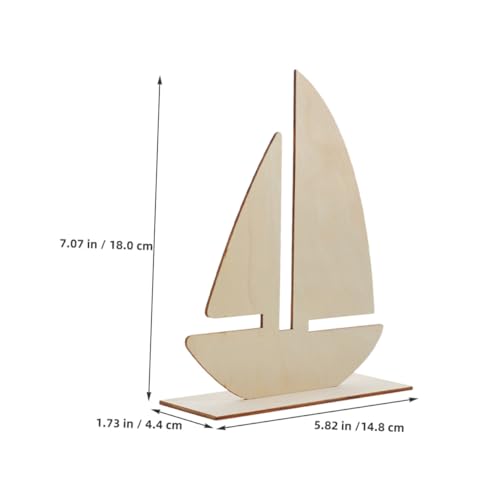 Housoutil 15 Stück Teiliges Unbemalter Holz segelboot ausschnitte mit Stabiler Basis für DIY bemalung und Bastelprojekte als Nautische Dekoration und Valentinstags holzverzierung Housoutil 15 Stück Teiliges Unbemalter Holz segelboot ausschnitte mit Stabiler Basis für DIY bemalung und Bastelprojekte als Nautische Dekoration und Valentinstags holzverzierung von Housoutil