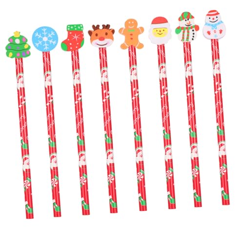 Housoutil 15 Stück Teiliges Weihnachts Bleistiftset für Radiergummi Bunte Cartoon Motive Leicht und Tragbar als Weihnachtsmitgebsel und Schulzubehör Verschiedene Zufällige Designs Housoutil 15 Stück Teiliges Weihnachts Bleistiftset für Radiergummi Bunte Cartoon Motive Leicht und Tragbar als Weihnachtsmitgebsel und Schulzubehör Verschiedene Zufällige Designs von Housoutil