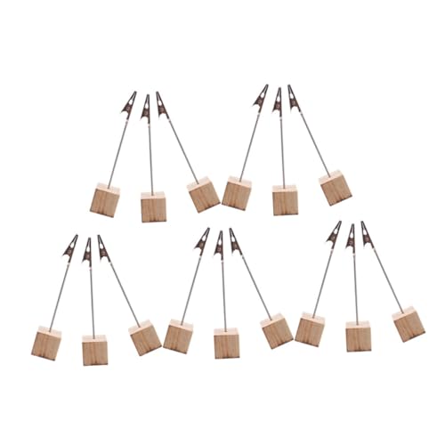 Housoutil 15 Stück Visitenkartenhalter aus Holz steht Mini Anzeige Handel Etiketten Veranstalter Hochzeit Inhaber Memo-Clip-Ständer Modellhalter Hinweisclip Platzkarten Memo -Halter Eisen Housoutil 15 Stück Visitenkartenhalter aus Holz steht Mini Anzeige Handel Etiketten Veranstalter Hochzeit Inhaber Memo-Clip-Ständer Modellhalter Hinweisclip Platzkarten Memo -Halter Eisen von Housoutil
