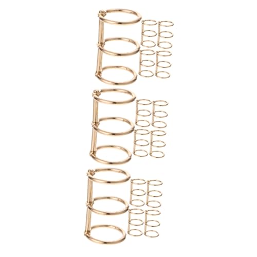 Housoutil 15 Teiliges Goldene Metallbuchringe Langlebige Scrapbook Binder Ringe Multifunktionale Lose Ringbinder für Büro Schule und Zuhause Praktische und Leichte Dokumentenhalterungen Housoutil 15 Teiliges Goldene Metallbuchringe Langlebige Scrapbook Binder Ringe Multifunktionale Lose Ringbinder für Büro Schule und Zuhause Praktische und Leichte Dokumentenhalterungen von Housoutil