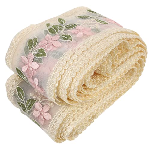 Housoutil 15 Wasserlösliche Spitze Hochzeit trimmen Stickerei bestickt Stoff wedding decoration handwerkskunst tischwäsche verkleidung gardinenvorhänge Bastelspitze Spitzenband Baumwolle von Housoutil