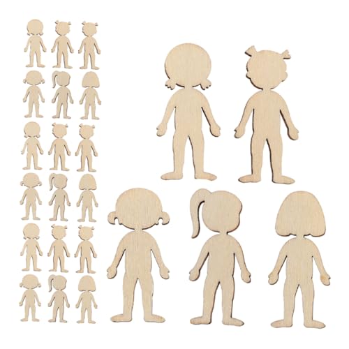 Housoutil 150 Stück Holzausschnitte Für Mädchen: Diy, Unbehandelte Holzschablonen, Menschenformen, Leere Personenscheiben Zum Basteln, Kinder-pinnwand, Klassenzimmer, Lehrerbedarf, Housoutil 150 Stück Holzausschnitte Für Mädchen: Diy, Unbehandelte Holzschablonen, Menschenformen, Leere Personenscheiben Zum Basteln, Kinder-pinnwand, Klassenzimmer, Lehrerbedarf, von Housoutil