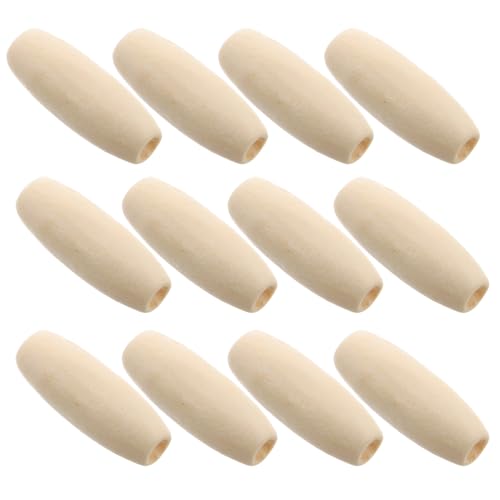 Housoutil 150 Stück Ovale Holzperlen Ahorn Naturholz Zwischenperlen für Diy Schmuckherstellung und Bastelprojekte für Türvorhänge und Dekorationen Housoutil 150 Stück Ovale Holzperlen Ahorn Naturholz Zwischenperlen für Diy Schmuckherstellung und Bastelprojekte für Türvorhänge und Dekorationen von Housoutil