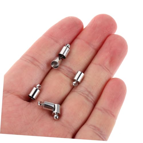 Housoutil 150 Stück Schmuck Verbinder Endkappen Kupfer für Armband Halskette Schlüsselanhänger Quasten DIY Schmuckherstellung Zubehör Langlebig Vielseitig Kompatibel von Housoutil
