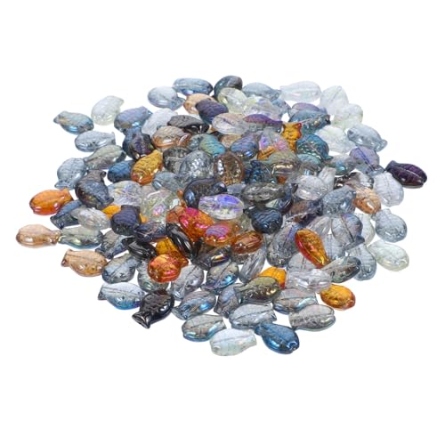 Housoutil 150 Stück Teiliges Glasperlen Fischanhänger Bunte DIY Schmuckperlen mit Handgefertigte Spacer perlen für Armbänder Kreative Bastelmaterialien für Modeschmuck und Dekoration Housoutil 150 Stück Teiliges Glasperlen Fischanhänger Bunte DIY Schmuckperlen mit Handgefertigte Spacer perlen für Armbänder Kreative Bastelmaterialien für Modeschmuck und Dekoration von Housoutil