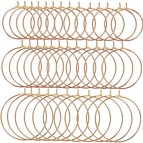 Housoutil 150 Stück Teiliges Ohrring Roségold DIY Ohrhaken Rohlinge in Leicht und Langlebig für Schmuckherstellung und Kreative Bastelprojekte von Housoutil
