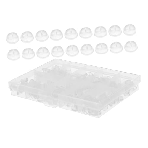 Housoutil 150 Stück Teiliges Transparente Gummipin-verschlüsse mit Aufbewahrungsbox Sichere Pin-back-locks für Anstecknadeln Broschen Abzeichen Rutschfeste Flexible Sicherungssysteme Housoutil 150 Stück Teiliges Transparente Gummipin-verschlüsse mit Aufbewahrungsbox Sichere Pin-back-locks für Anstecknadeln Broschen Abzeichen Rutschfeste Flexible Sicherungssysteme von Housoutil