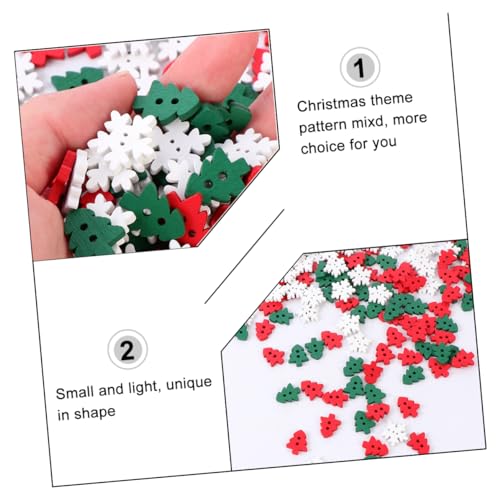Housoutil 150 Stück Teiliges Weihnachtsbaum Holzknöpfe und Schneeflocken für DIY Basteln Handgefertigte Leichte Holzknöpfe Rot Grün und Weiß für Kleidung Dekoration und Zufällige Farbe Housoutil 150 Stück Teiliges Weihnachtsbaum Holzknöpfe und Schneeflocken für DIY Basteln Handgefertigte Leichte Holzknöpfe Rot Grün und Weiß für Kleidung Dekoration und Zufällige Farbe von Housoutil