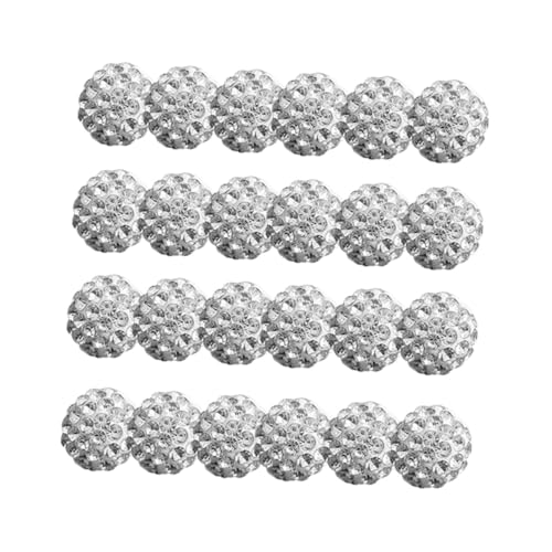 Housoutil 150 Stück Wasser diamant Spacer Perlen für Schmuckherstellung Facettierte Lose Perlen für DIY Armband Halskette Modische Schmuckzubehör Vielseitig Kombinierbar von Housoutil