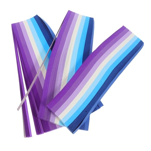 Housoutil 1560 Stück Fotobasteln Doppel Requisiten Heim Origami Farbig Handseitig Fotografie DIY Faltpapier Dekorstreifen Bunt Stern Zum Basteln Von Papieren – Streifen von Housoutil