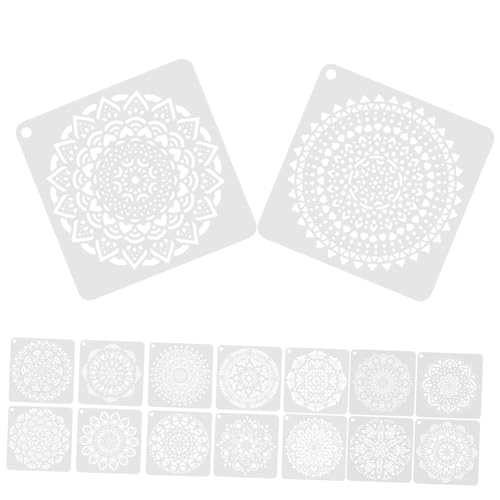 Housoutil 16 Blatt Schablonen für Diy Malprojekte Wiederverwendbare Malvorlagen für Teenager Kreative Wandgestaltung und Möbelverzierung für Bastelprojekte Housoutil 16 Blatt Schablonen für Diy Malprojekte Wiederverwendbare Malvorlagen für Teenager Kreative Wandgestaltung und Möbelverzierung für Bastelprojekte von Housoutil