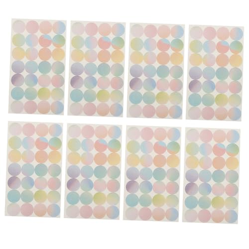 Housoutil 16 Blatt Schutzaufkleber -etikett Buchseite Blau Klein Loch Etiketten Aufkleber Verstärker Lose Blattpapier Liniertes Papier Kreis Reparatur Schnellhefter Aufkleber Aus Papier von Housoutil