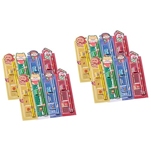 Housoutil 16 Sätze Teiliges Weihnachts Bleistiftset für Cartoon Design Langlebige Geruchlose Zeichenstifte mit Radiergummi Leicht Tragbar für Schule Zuhause und Housoutil 16 Sätze Teiliges Weihnachts Bleistiftset für Cartoon Design Langlebige Geruchlose Zeichenstifte mit Radiergummi Leicht Tragbar für Schule Zuhause und von Housoutil