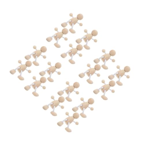 Housoutil 16 Stck. Teiliges Kleine Unbehandelte Holzfiguren zum Bemalen DIY Kreative Holzpuppen für Natürliche Glatte Oberfläche Pädagogisches und Dekoration für Tisch und Zimmer Housoutil 16 Stck. Teiliges Kleine Unbehandelte Holzfiguren zum Bemalen DIY Kreative Holzpuppen für Natürliche Glatte Oberfläche Pädagogisches und Dekoration für Tisch und Zimmer von Housoutil