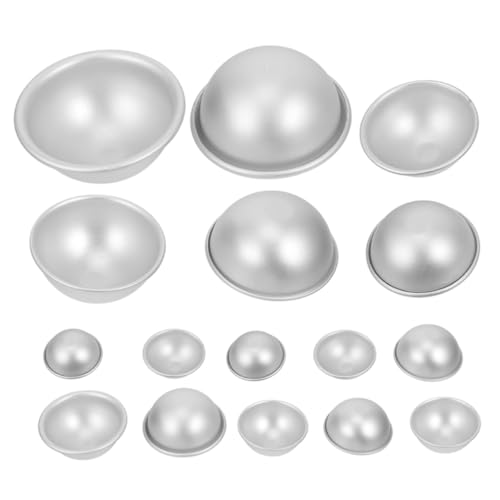 Housoutil 16 Stück Form Für Badesalzkugeln Seifenformen Für Die Seifenherstellung Kugelform Badeform Runden Ball Salz Schimmel Formen Für Badekugeln Badekugel-form Aluminiumlegierung Silver Housoutil 16 Stück Form Für Badesalzkugeln Seifenformen Für Die Seifenherstellung Kugelform Badeform Runden Ball Salz Schimmel Formen Für Badekugeln Badekugel-form Aluminiumlegierung Silver von Housoutil