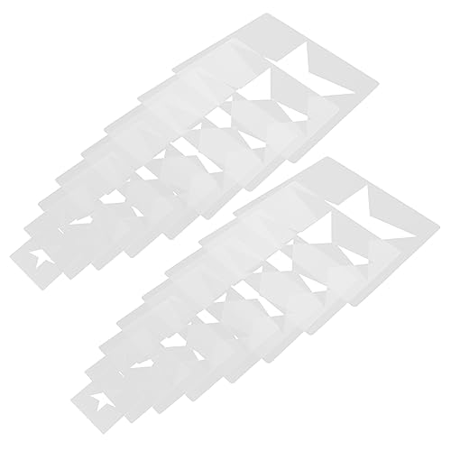Housoutil 16 Stück Pentagramm-vorlage Dekorativ Form Wände Sachen Vorlagen Geometrische Schablone Sprühen Abfassung Bausatz Wand Zeichnung Stern Malschablonen Schablonen Ziehen Das Haustier Housoutil 16 Stück Pentagramm-vorlage Dekorativ Form Wände Sachen Vorlagen Geometrische Schablone Sprühen Abfassung Bausatz Wand Zeichnung Stern Malschablonen Schablonen Ziehen Das Haustier von Housoutil