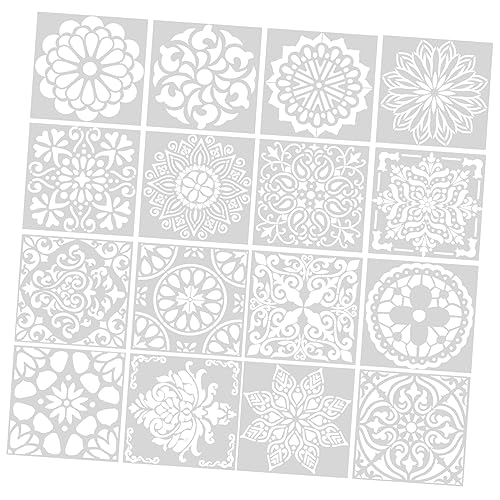 Housoutil 16 Stück Teiliges Schablonen aus Pet für Kreative Malerei Wiederverwendbare Vorlagen für Wände und Diy Projekte für Scrapbooking und Dekoration Housoutil 16 Stück Teiliges Schablonen aus Pet für Kreative Malerei Wiederverwendbare Vorlagen für Wände und Diy Projekte für Scrapbooking und Dekoration von Housoutil