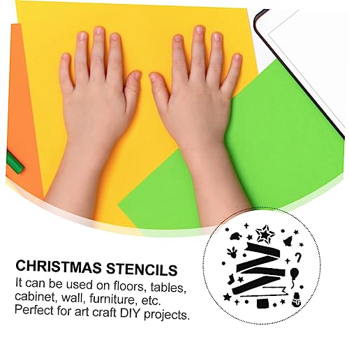 Housoutil 16 Stück Teiliges Weihnachts Schablonen Wiederverwendbare Malvorlagen mit Festlichen Motiven Vielseitig für Wand Möbel Fensterbilder und DIY Dekoration zu Weihnachten Housoutil 16 Stück Teiliges Weihnachts Schablonen Wiederverwendbare Malvorlagen mit Festlichen Motiven Vielseitig für Wand Möbel Fensterbilder und DIY Dekoration zu Weihnachten von Housoutil