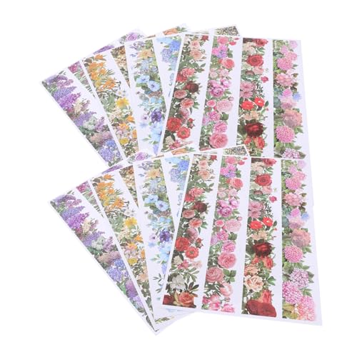 Housoutil 16 Stück Vintage Washi Tape Dekorative Aufkleber für Scrapbooking Tagebuch und Diy Projekte Multifunktionale Selbstklebende Abreißbare Papierbänder mit Vintage Mustern für Alben Housoutil 16 Stück Vintage Washi Tape Dekorative Aufkleber für Scrapbooking Tagebuch und Diy Projekte Multifunktionale Selbstklebende Abreißbare Papierbänder mit Vintage Mustern für Alben von Housoutil