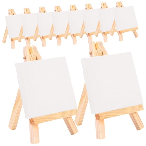 Housoutil 18 Sätze Mini Staffelei mit Diy Leinwänden für Kreative Malprojekte Holzstaffelei Leere Malplatten für Ölfarben für Kunstbedarf und Bastelarbeiten Housoutil 18 Sätze Mini Staffelei mit Diy Leinwänden für Kreative Malprojekte Holzstaffelei Leere Malplatten für Ölfarben für Kunstbedarf und Bastelarbeiten von Housoutil