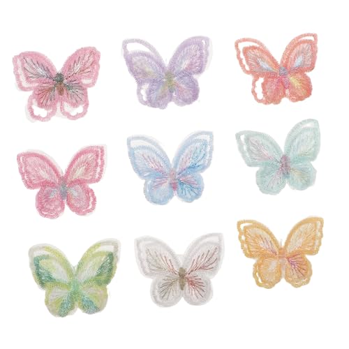Housoutil 18 Stück Organza Stickerei Applikation Spitzen Stickerei Patches Doppellagiger Schmetterlings Patch Spitze Schmetterlings Applikation Kleid Housoutil 18 Stück Organza Stickerei Applikation Spitzen Stickerei Patches Doppellagiger Schmetterlings Patch Spitze Schmetterlings Applikation Kleid von Housoutil