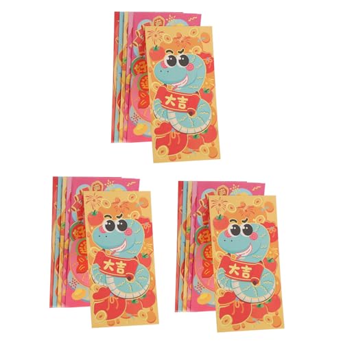 Housoutil 18 Stück Rote Umschlagtasche Neujahrsumschlag Rote Geldumschläge Für Bargeld Geldhalter Neujahr Hongbao Hongkong Geldumschläge Für Perlenpapier Housoutil 18 Stück Rote Umschlagtasche Neujahrsumschlag Rote Geldumschläge Für Bargeld Geldhalter Neujahr Hongbao Hongkong Geldumschläge Für Perlenpapier von Housoutil