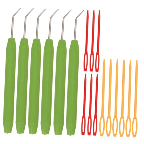 Housoutil 18 Stück Teiliges Häkel mit Bunten Häkelnadeln und Kunststoff Nadeln Tragbar und Leicht für Diy Strickprojekte und Anfänger Zufällige Farbe Housoutil 18 Stück Teiliges Häkel mit Bunten Häkelnadeln und Kunststoff Nadeln Tragbar und Leicht für Diy Strickprojekte und Anfänger Zufällige Farbe von Housoutil