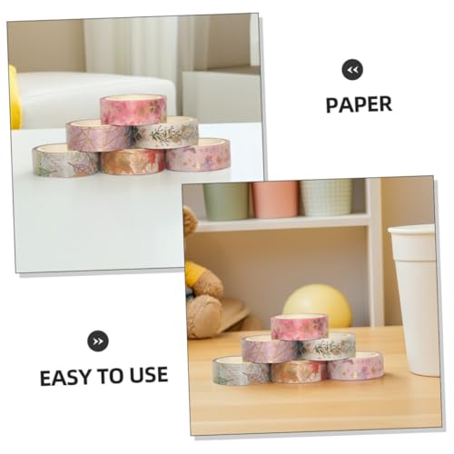 Housoutil 18 Stück Teiliges Washi Tape Japanisch Goldfolie Floral Masking Tape mit Sternen und Ahornblättern Ultradünnes Reißbares Klebeband für Scrapbooking Journaling DIY Bastelprojekte Housoutil 18 Stück Teiliges Washi Tape Japanisch Goldfolie Floral Masking Tape mit Sternen und Ahornblättern Ultradünnes Reißbares Klebeband für Scrapbooking Journaling DIY Bastelprojekte von Housoutil