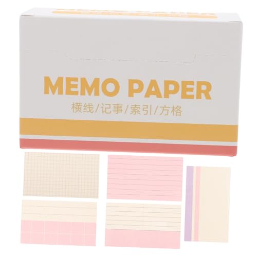 Housoutil 180 Blatt Haftnotizen Für Karteikarten Tagesplaner Notizblock Karteikarten Zum Lernen Lernkarten Leer Notizkarten Mit Ringen Karteikarten-organizer Leere Karten Aufgabe Neon Papier von Housoutil
